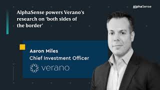 AlphaSense powers Verano’s research on ‘both sides of the border’  Client Stories  AlphaSense [upl. by Westmoreland526]