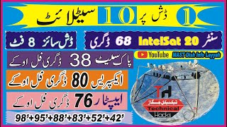 How to Set Multi Setup Satellite Center Intelsat 20 at 685°E  10 Satellite Multi Setup Intelsat 20 [upl. by Nnanerak]