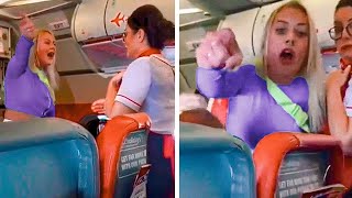 Karen Gets INSTANT KARMA on a Flight [upl. by Onig]