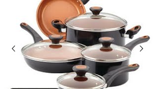 FARBERWARE COPPER CERAMIC COPPERGLIDE COOKWARE 3 MONTH REVIEW 2020  Rodney amp Jonelle [upl. by Toor]