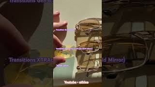 Essilor Transitions XTRActive New Generation vs Old Gen Gold Mirror vs Gen 8 Amber cazal [upl. by Wehtam]