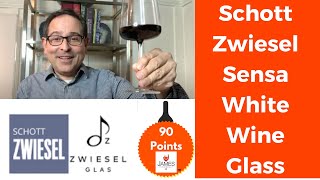 Schott Zwiesel Sensa White Wine Glass  90 Points wineglass wineglass wineglassreview [upl. by Daphna13]