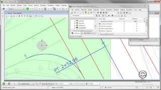 InRoads V8i SS2 Feature Editing  Radius Returns [upl. by Sidney]