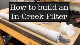 DIY Gravity Fed Creek Water Collection Filter on a Budget [upl. by Lleda]