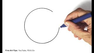 How to Draw a Perfect Circle Freehand  3 hacks and techniques [upl. by Milone]