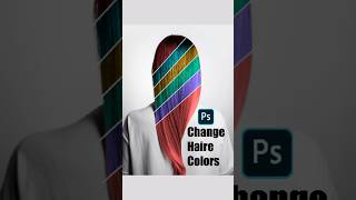 Change Hair Colors in Photoshop  Easy Tutorial for NaturalLooking Hair Color Edits [upl. by Asirac]