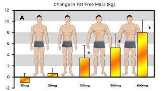 Exactly How Much Muscle Does 25mg 50mg 125mg 300mg amp 600mg Of Testosterone Build [upl. by Abdul]