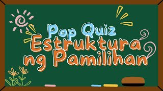 Pop Quiz  Estruktura ng Pamilihan Market Structure [upl. by Arsuy]