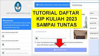 Begini Cara Daftar KIP Kuliah 2023 [upl. by Southard803]