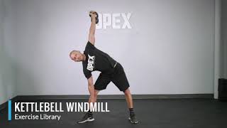 Kettlebell Windmill  OPEX Exercise Library [upl. by Sirovart150]