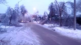 Mississauga ice storm 2013 [upl. by Lem]