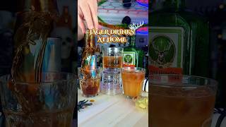 How to drink Jagermeister at home 🥃 jagermeister jager jagerbomb jäger [upl. by Ahsiekram]