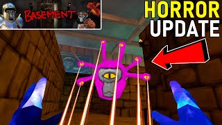 New Gorilla Tag VR Basement Update Added Horror Mode New Map amp New Cosmetics [upl. by Hedgcock]