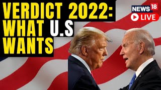 US Midterm Elections 2022 Results Live  America Votes To Decide Who Control Congress  News18 Live [upl. by Horatia805]