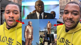 Odwen Twene Jonas insults Nana Akufo Addo for Unveiling a Statue for Himself at Takoradi [upl. by Hamner]