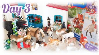 Schleich 2022 Advent Calendar Series  DAY 3  Schleich Christmas [upl. by Ainslie]