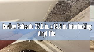 Review Palisade 256 in x 148 in Interlocking Vinyl Tile Shower and Tub Surround Kit in Carrara M [upl. by Adan]