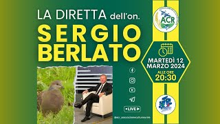 SERGIO BERLATO SARÀ IN DIRETTA PER RISPONDERE ALLE DOMANDE DI TUTTI I PORTATORI DELLA CULTURA RURALE [upl. by Llenoil]