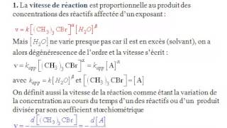 Exercice corrigé cours et vidéo de cinétque chimique avec dégénérescence de lordremp4 [upl. by Emina]