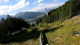 Sommerrodelbahn  in Mieders Stubaital  Alpine Coaster [upl. by Fai]