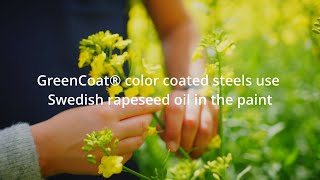 GreenCoat® color coated steels for sustainable buildings [upl. by Ronald]