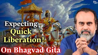 Expecting quick liberation shows a bloated selfesteem  Acharya Prashant on Bhagvad Gita 2020 [upl. by Iramat]