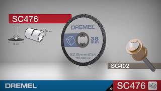 Dremel®  EZ SpeedClic Plastic Cutting Wheel  SC476 [upl. by Marcille]