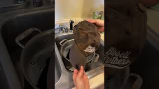 Why you need to wash your baseball hats cleaning cleanwithme [upl. by Bahner]