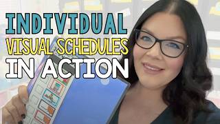 Individual Visual Schedules In Action In A Special Education Classroom [upl. by Edra]