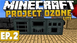 Project Ozone Lite  Mechanical User Tinkers Smeltery amp Obsidian 2 Modded Questing Skyblock [upl. by Gudrin]