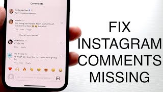 How To FIX Instagram Comments Not Showing 2023 [upl. by Mauralia774]