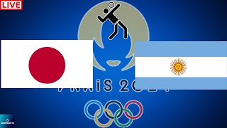 2024 PARIS OLYMPICS JAPAN vs ARGENTINA MENS VOLLEYBALL LIVE GAME CAST amp CHAT [upl. by Oivaf781]