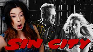 Sin City was absolutely BRUTAL  First time watching movie reaction amp review [upl. by Arrek898]