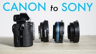 Best Canon Lens to Sony Adapters [upl. by Gwenni589]