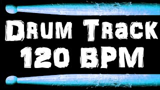 120 BPM  ROCK  44 Drum Track  Better Than Metronome  Drum Beats for Bass Guitar Drum Beat 🥁 46 [upl. by Ettevy]