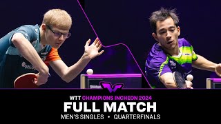 FULL MATCH  Felix Lebrun vs Hugo Calderano  MS QF  WTTIncheon 2024 [upl. by Sulihpoeht]