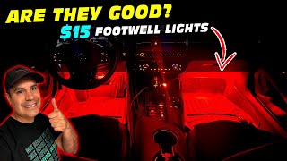 How to install 15 Car LED Footwell Lights [upl. by Atsirk736]