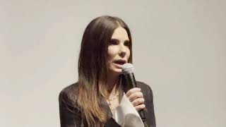 QampA SANDRA BULLOCK “THE UNFORGIVABLE” [upl. by Vassili]