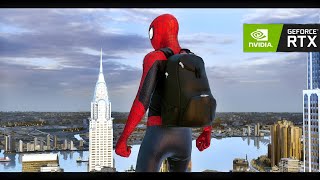 SpiderMan  Ultra Graphics NYC Free Roam Swinging [upl. by Evangelist]