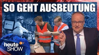 Millionen Deutsche werden um den Mindestlohn beschissen  heuteshow vom 04052018 [upl. by Oler]