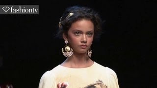 Dolce amp Gabbana SpringSummer 2014 FULL SHOW  Milan Fashion Week MFW  FashionTV [upl. by Tloh818]