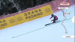 Alta Badia 🇮🇹  mens giant slalom Dec 18 2022  Henrik Kristoffersen 🇳🇴 2nd place [upl. by Ramedlaw187]