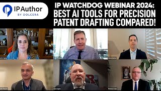 IP Watchdog 2024 Webinar Patent Drafting amp Prosetion – A Comparison of Leading Gen AI Patent Tools [upl. by Oiliduab903]