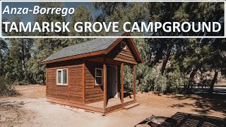 AnzaBorrego TAMARISK GROVE CAMPGROUND REVIEW walkthrough amenities registration [upl. by Ezequiel]