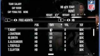 PSP Madden 10CREATEAPLAYER [upl. by Wallas822]