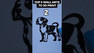 Top 5 Wall Art Designs You Should 3D Print  Transform Your Space with 3D Printing 3dprinting diy [upl. by Robins]