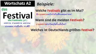 Wortschatz A2 Festival [upl. by Aun581]