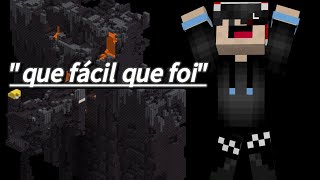 eu explorei um bastião no minecraft bedrock Hardcore SMP [upl. by Eittam]