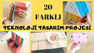 20 farklı TEKNOLOJİ TASARIM PROJESİ PROJE FİKİRLERİ teknoloji tasarım icatlar inovasyon örnekleri [upl. by Malvino270]