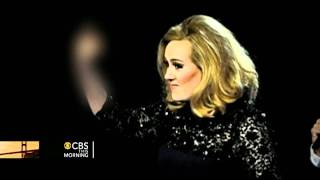 Adele flips the bird at Brit Awards [upl. by Novyad97]